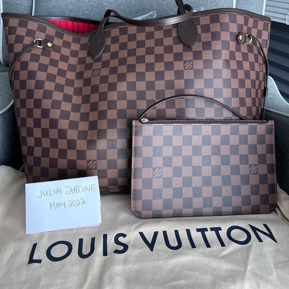 ❤️ sold ❤️ NEW Louis Vuitton Neverfull GM in Damier Ebene - Picture 2 of 14